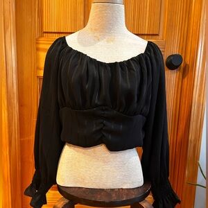 Chic Black Women's Blouse